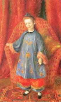 威廉 詹姆斯 格萊肯斯 Lenna,the Artist Daughter,in a Chinese Costume 威廉 詹姆斯 格萊肯斯 Lenna,the Artist Daughter,in a Chinese Costume
